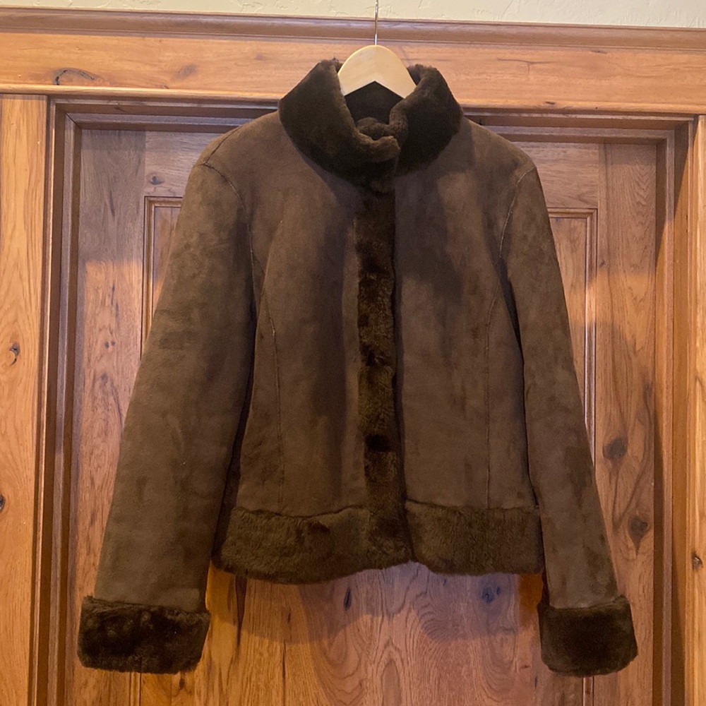 Tory Burch suede leather jacket